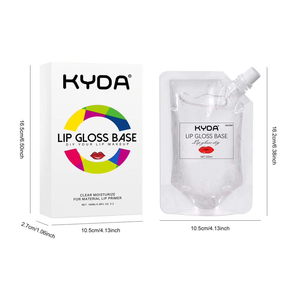 Gift-ready KYDA lip gloss base packaging for creators