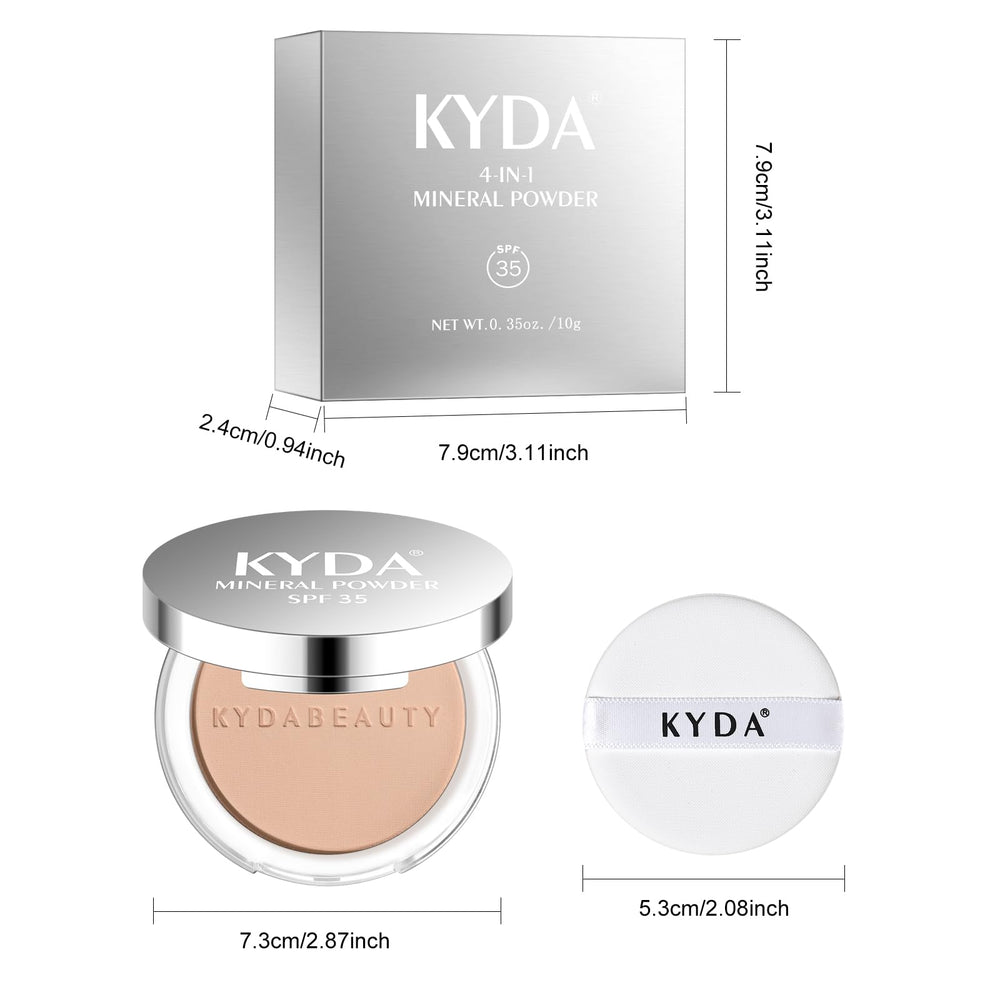 KYDA Mineral Powder soothing formula suitable for sensitive skin.