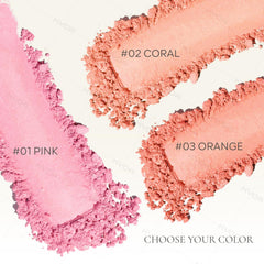 KYDA Pink Baked Blush wet application delivers more intense shimmer and drama.