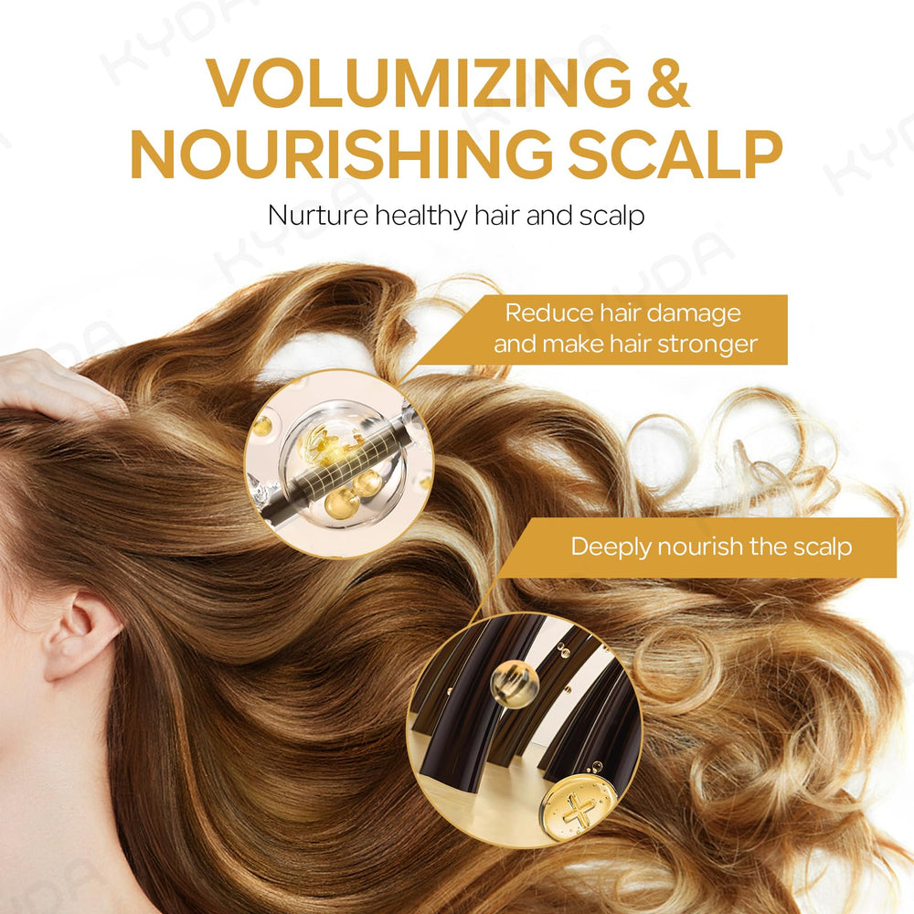 KYDA turmeric-ginger ingredients close-up highlight strengthening properties.