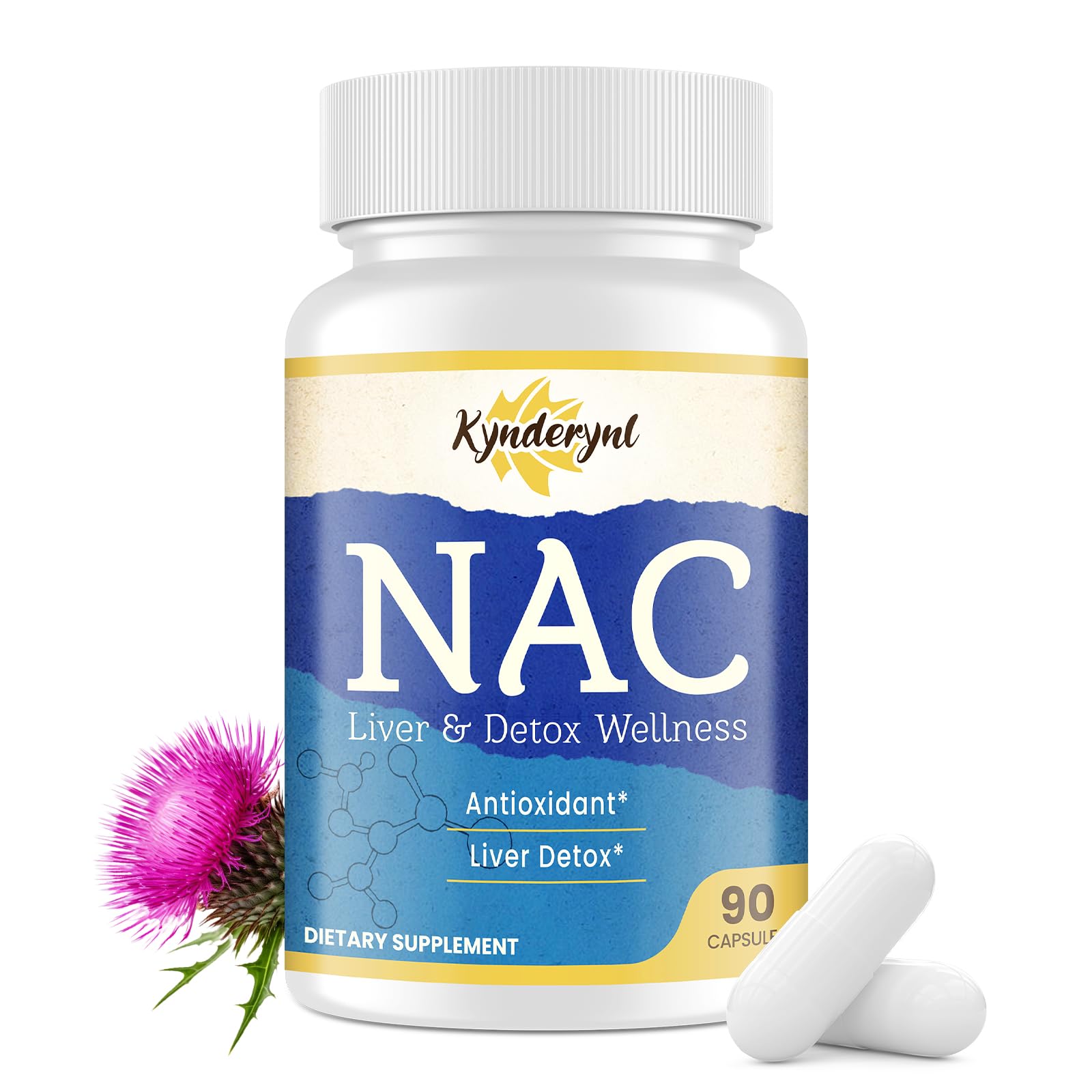 Kynderynl NAC 1000mg bottle front view