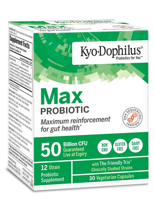Kyo-Dophilus Max Probiotics 30 capsules front label