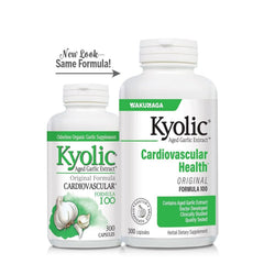 Kyolic product line branding featuring Aged Garlic Extract