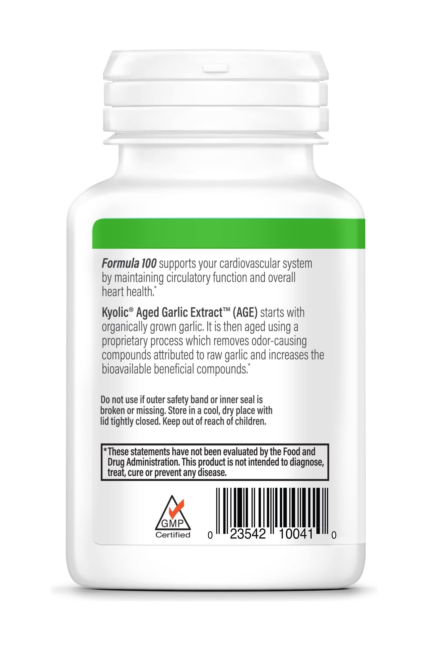 Product packaging featuring whey and aged garlic extract