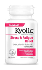 Kyolic Aged Garlic Extract Formula 101 bottle for stress relief