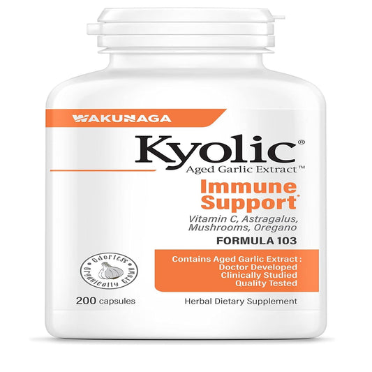 Kyolic Aged Garlic Extract Formula 103 Immune Support bottle