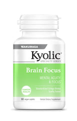 Kyolic Brain Focus bottle and packaging