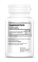 Graphic illustrating cholesterol support with aged garlic extract and lecithin