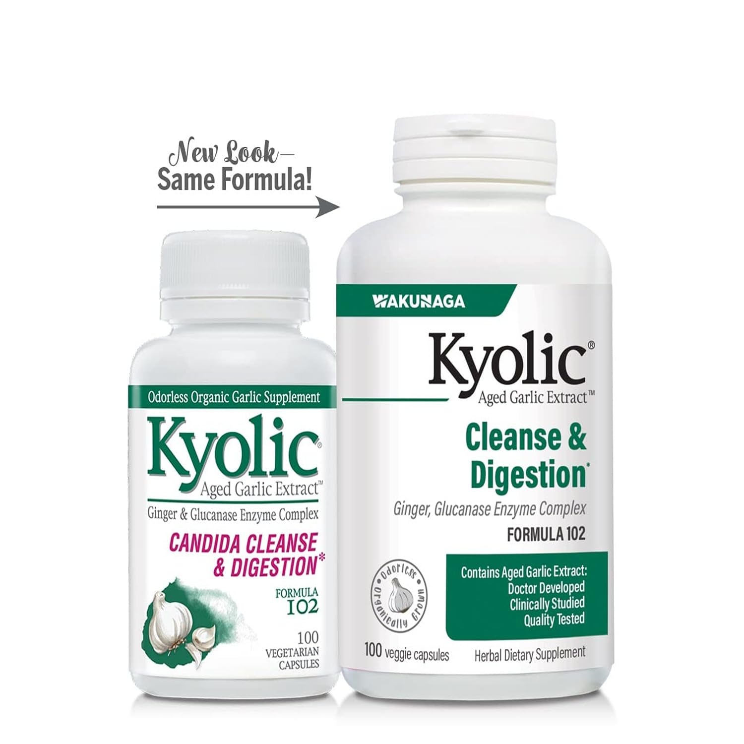 Kyolic Formula 102 organically grown garlic