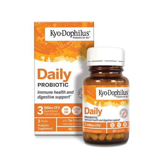 Kyolic Kyo-Dophilus Daily Probiotic bottle label
