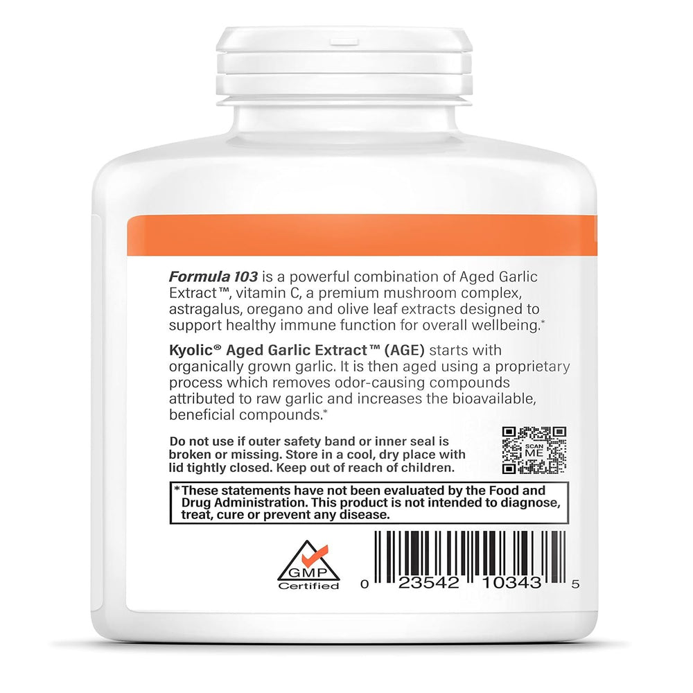 Odorless, organically grown aged garlic extract