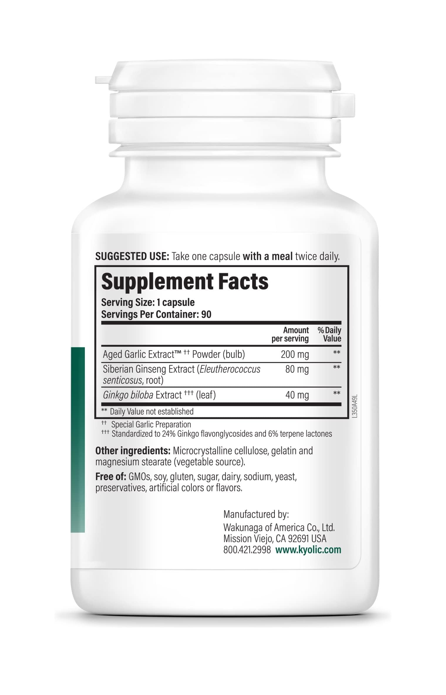 Capsule form supporting brain function, concentration and memory