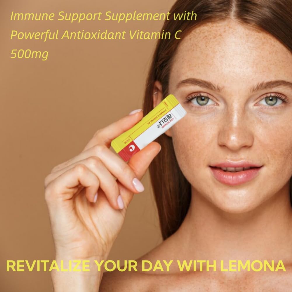 LEMONA fits in your bag for daily immune support.