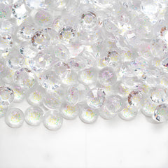 Kzkcy flatback rhinestones for nail art with SS16 4mm white shine.