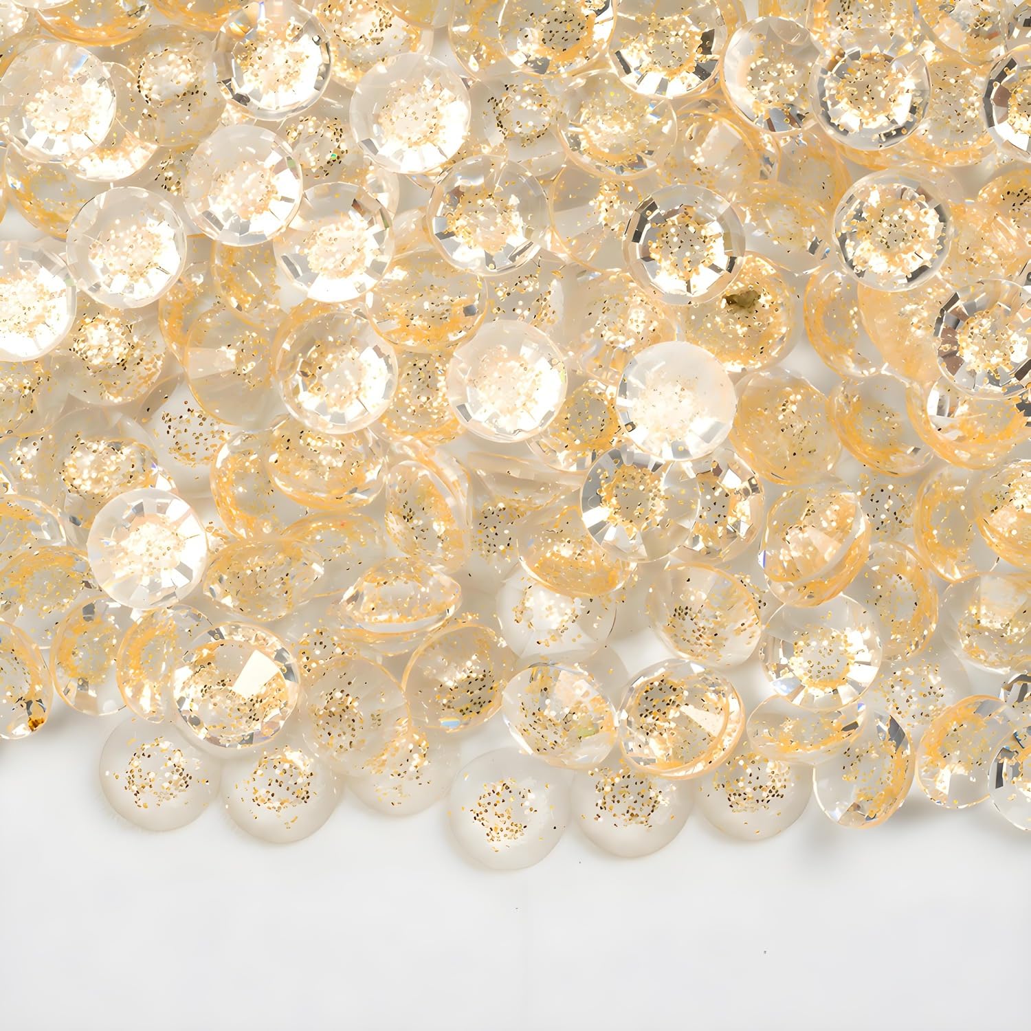 Kzkcy flatback rhinestones SS20 5mm champagne sparkle for premium nail art and crafts