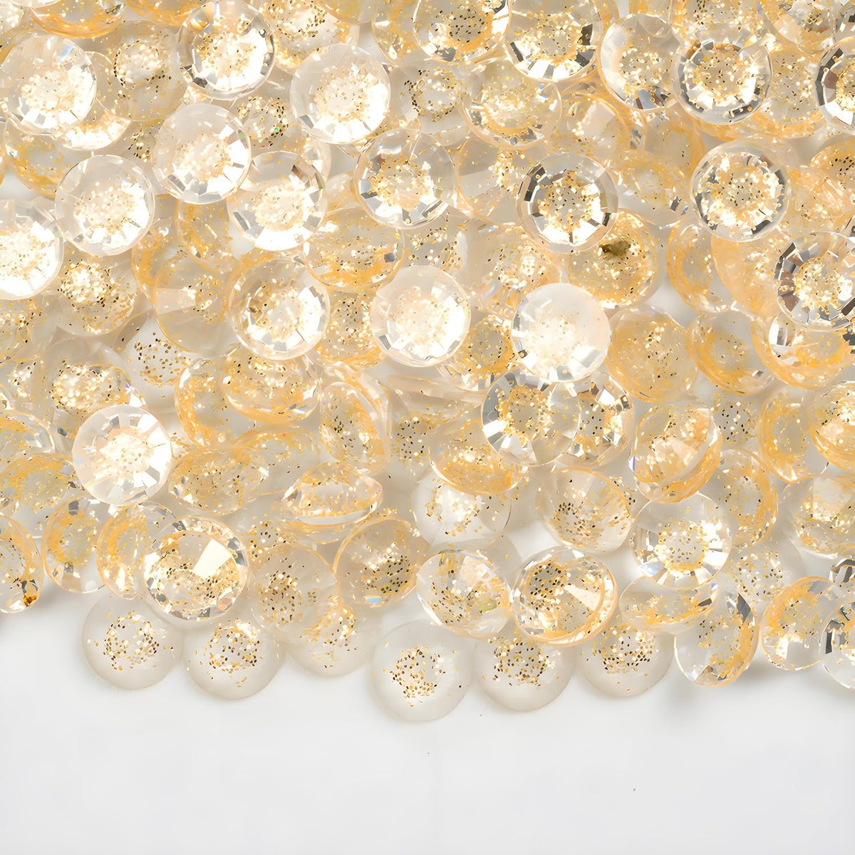Kzkcy flatback rhinestones SS20 5mm champagne sparkle for premium nail art and crafts