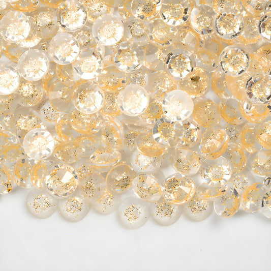 Kzkcy flatback rhinestones SS20 5mm champagne sparkle for premium nail art and crafts