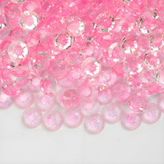 Kzkcy flatback rhinestones SS20 5mm pink—easy attachment for nails and crafts.