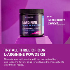 L-Arginine powder being added to a post-workout shake