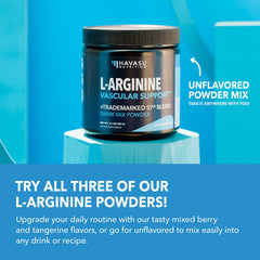 L-Arginine powder mixed into a post-workout shake