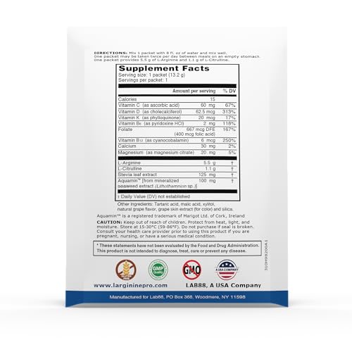 Measuring scoop with L-Arginine Pro for precise daily dosing