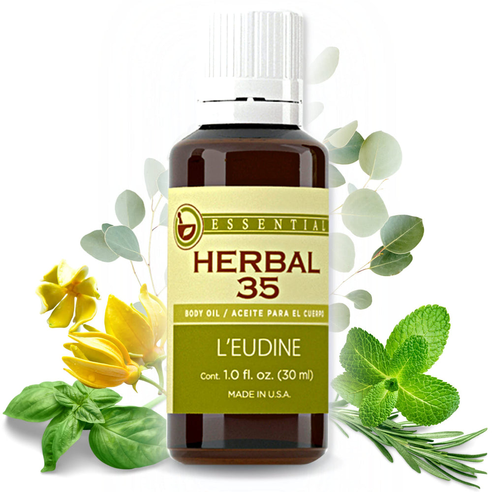 Essential oil diffuser with Herbal 35 blend