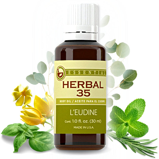 Essential oil diffuser with Herbal 35 blend