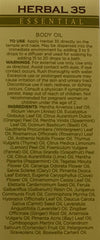 Packaging of L’EUDINE Herbal 35 Essential Oil