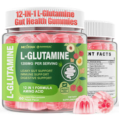 Hero image showing L-Glutamine 1200mg Gut and Immune Support Gummies