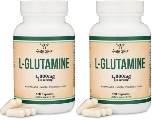 L Glutamine Capsules Pack of 2 – front view