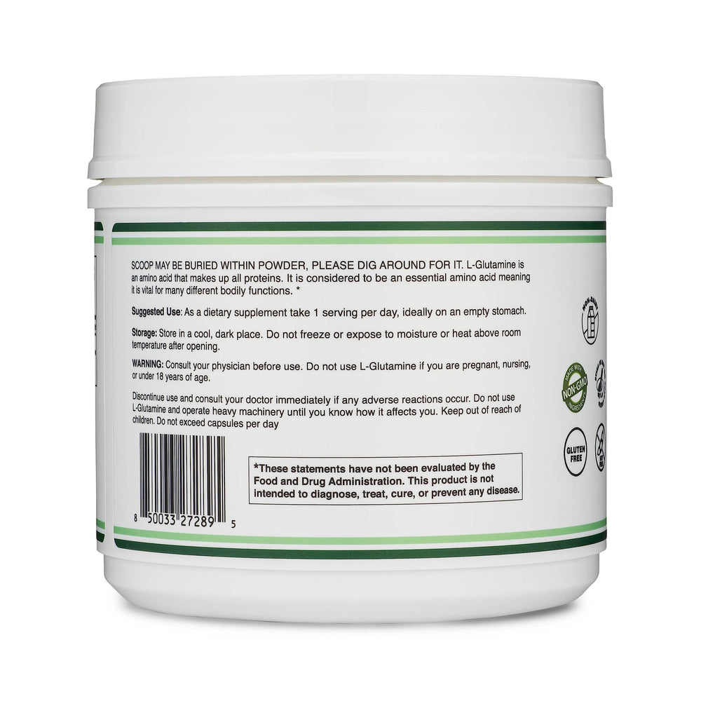 Vegetarian and keto-friendly L-Glutamine powder