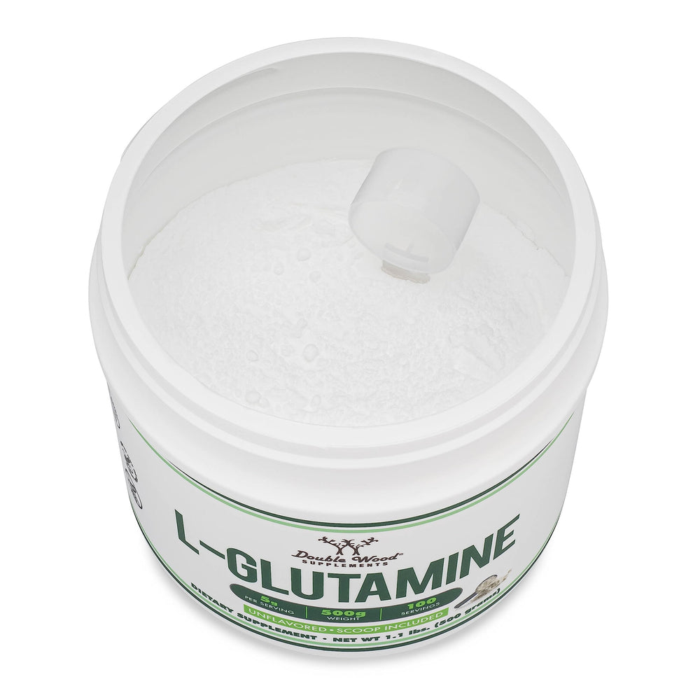 1.1 lb (500 g) L-Glutamine packaging