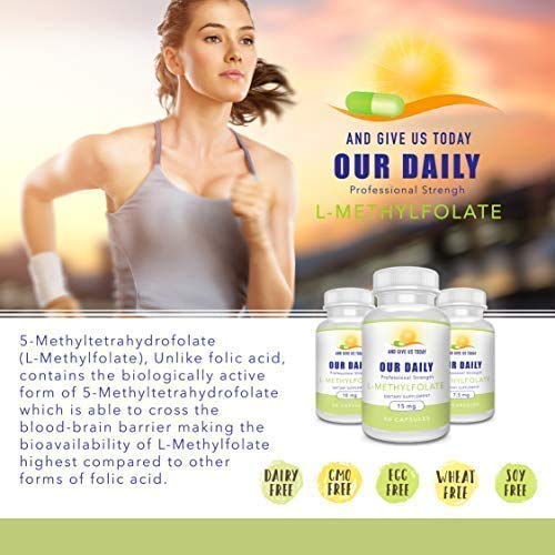 Packaging image showing two-bottle Daily Vites Methylfolate 15mg.
