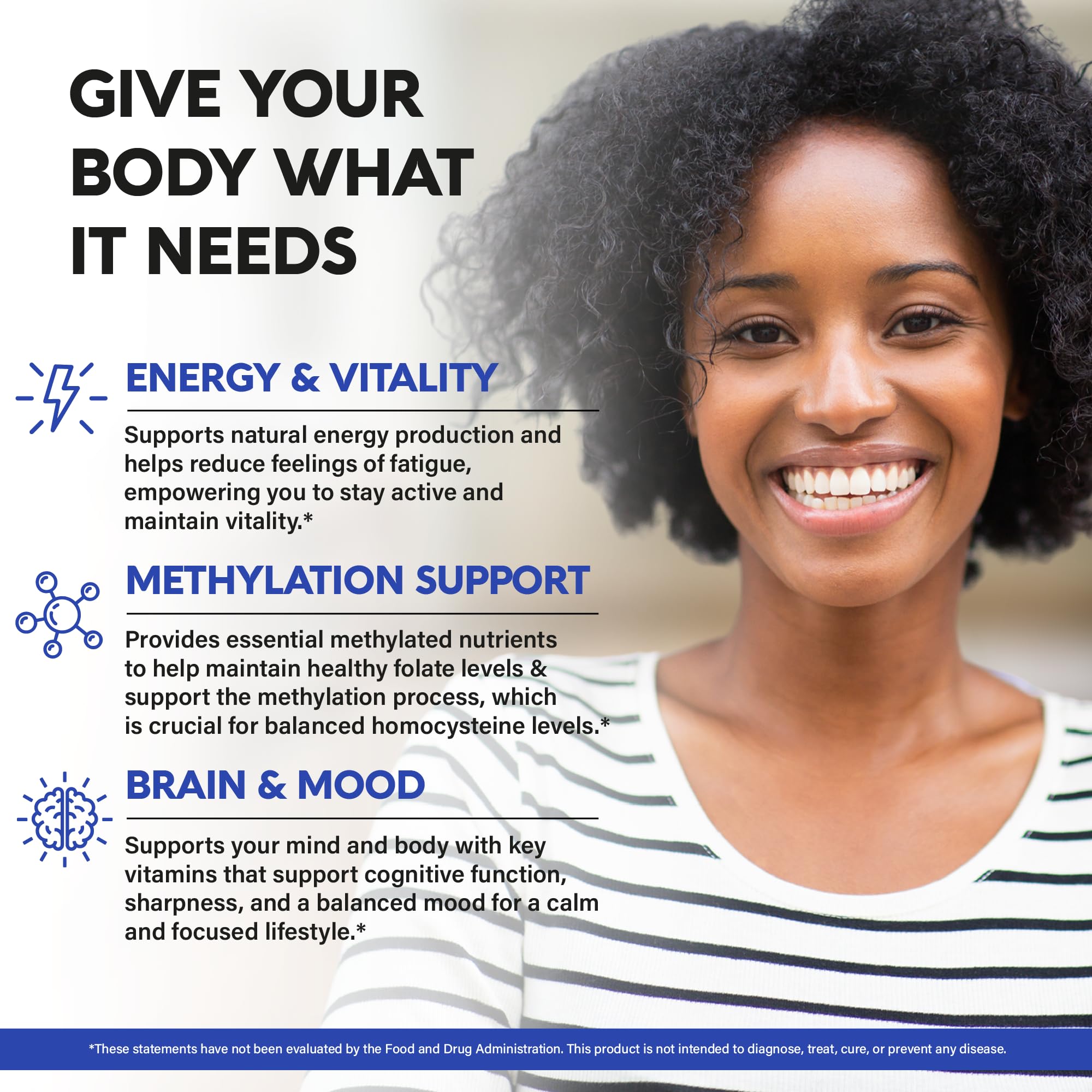 L-methylfolate and other activated B vitamins