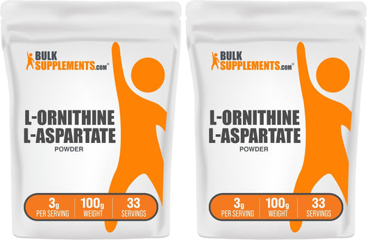 Front view packaging of L-Ornithine L-Aspartate Powder gluten-free