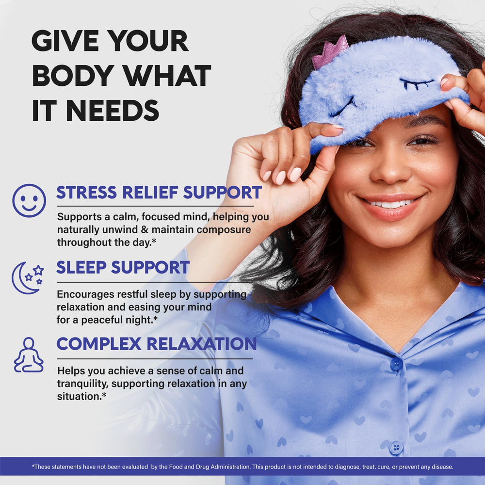 Close-up of L-Theanine 400 mg nutrition facts