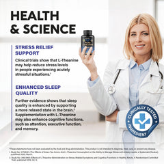 Calm and focus brainwave imagery for L-Theanine