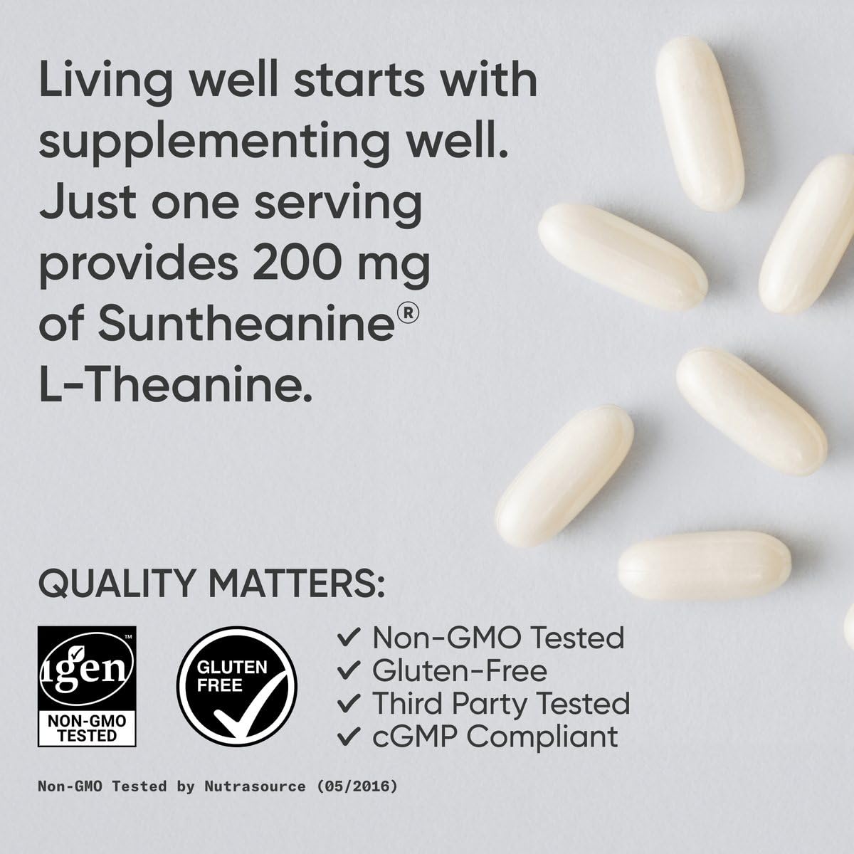 L-Theanine with Suntheanine patent information