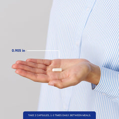 L-Tryptophan bottle back label with supplement facts