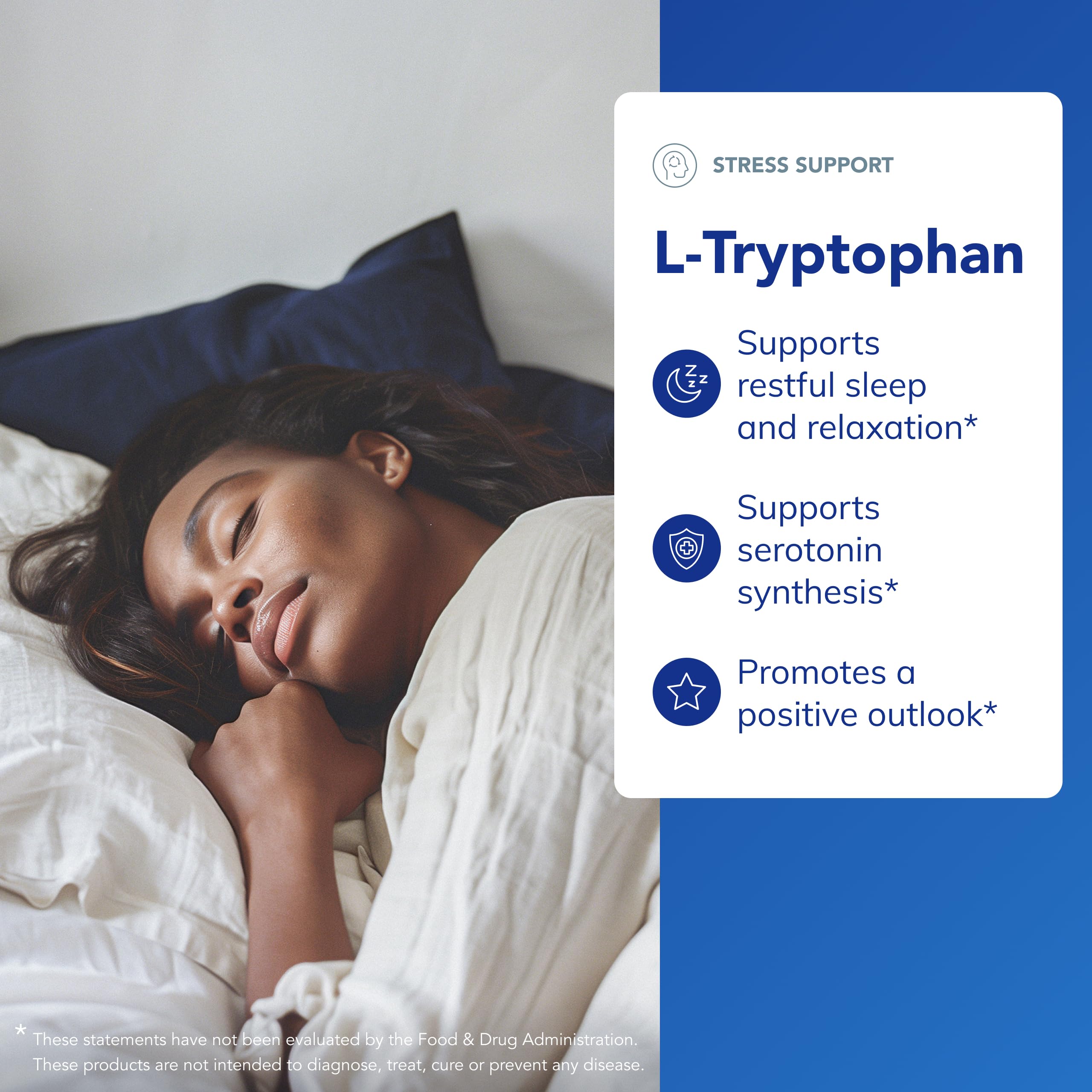 Relaxation and mood support with L-Tryptophan