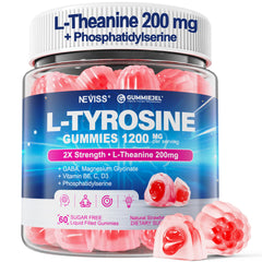 L Tyrosine Gummies 1200mg focus formula