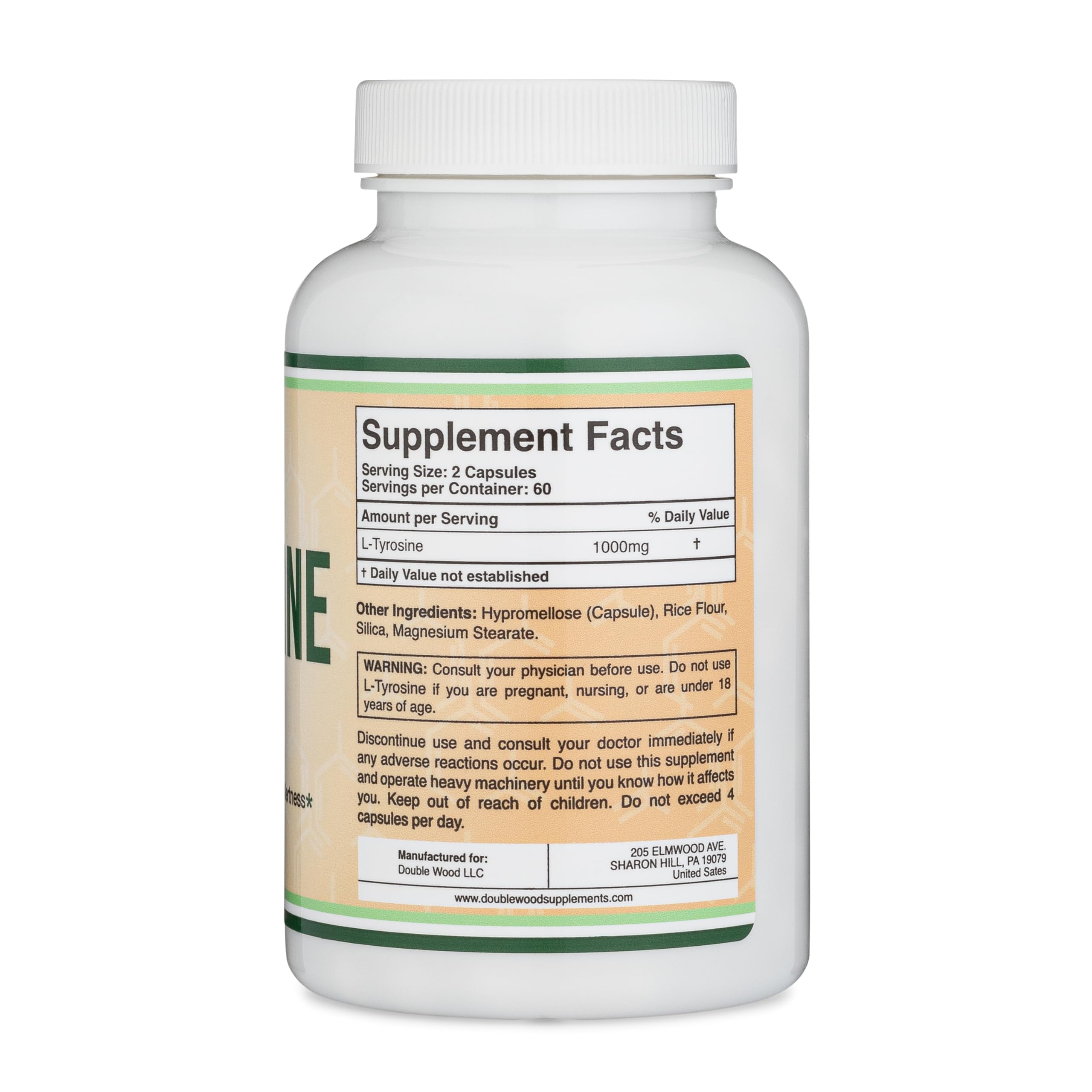 L-Tyrosine supporting memory, attention, focus