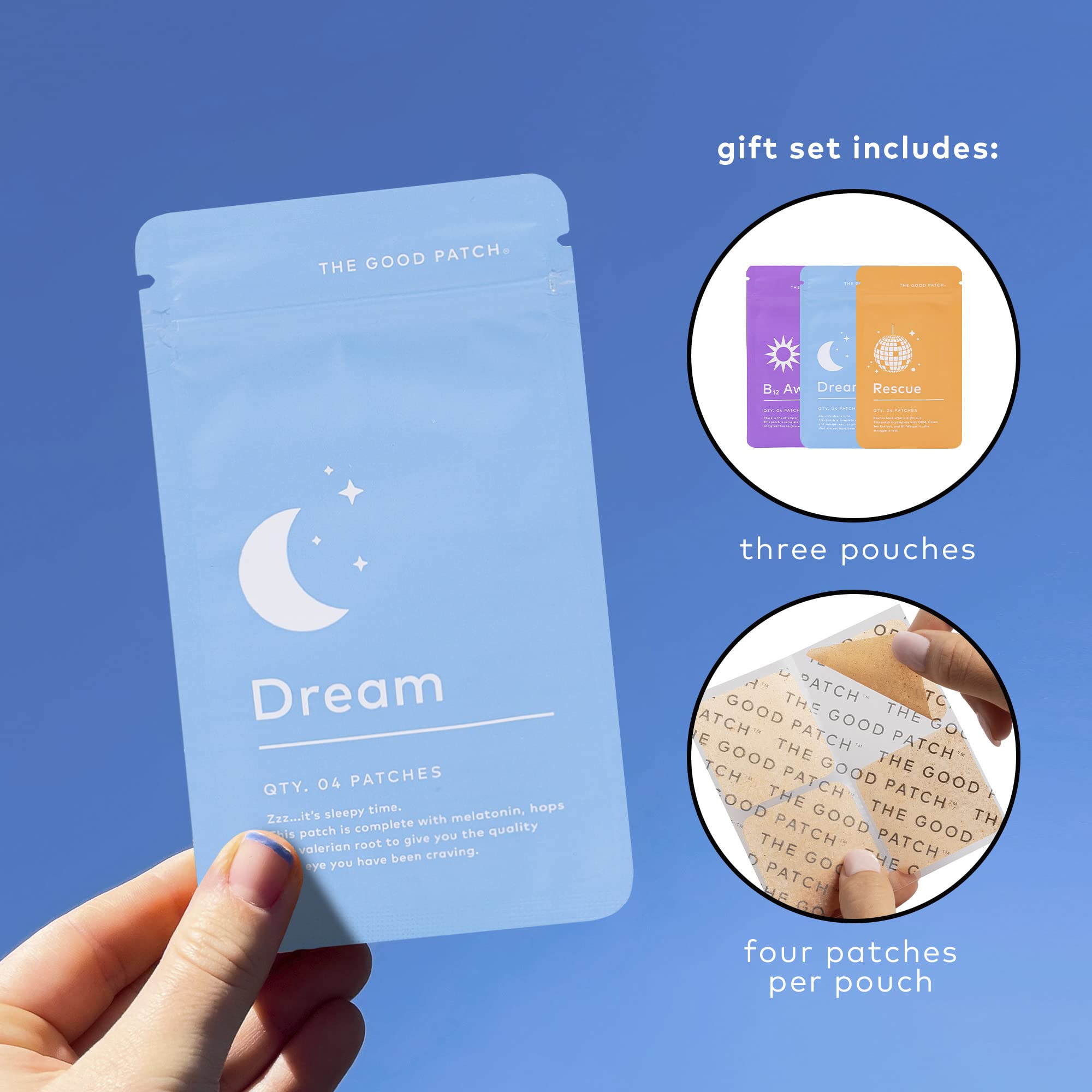 Dream patch with Melatonin and Valerian Root