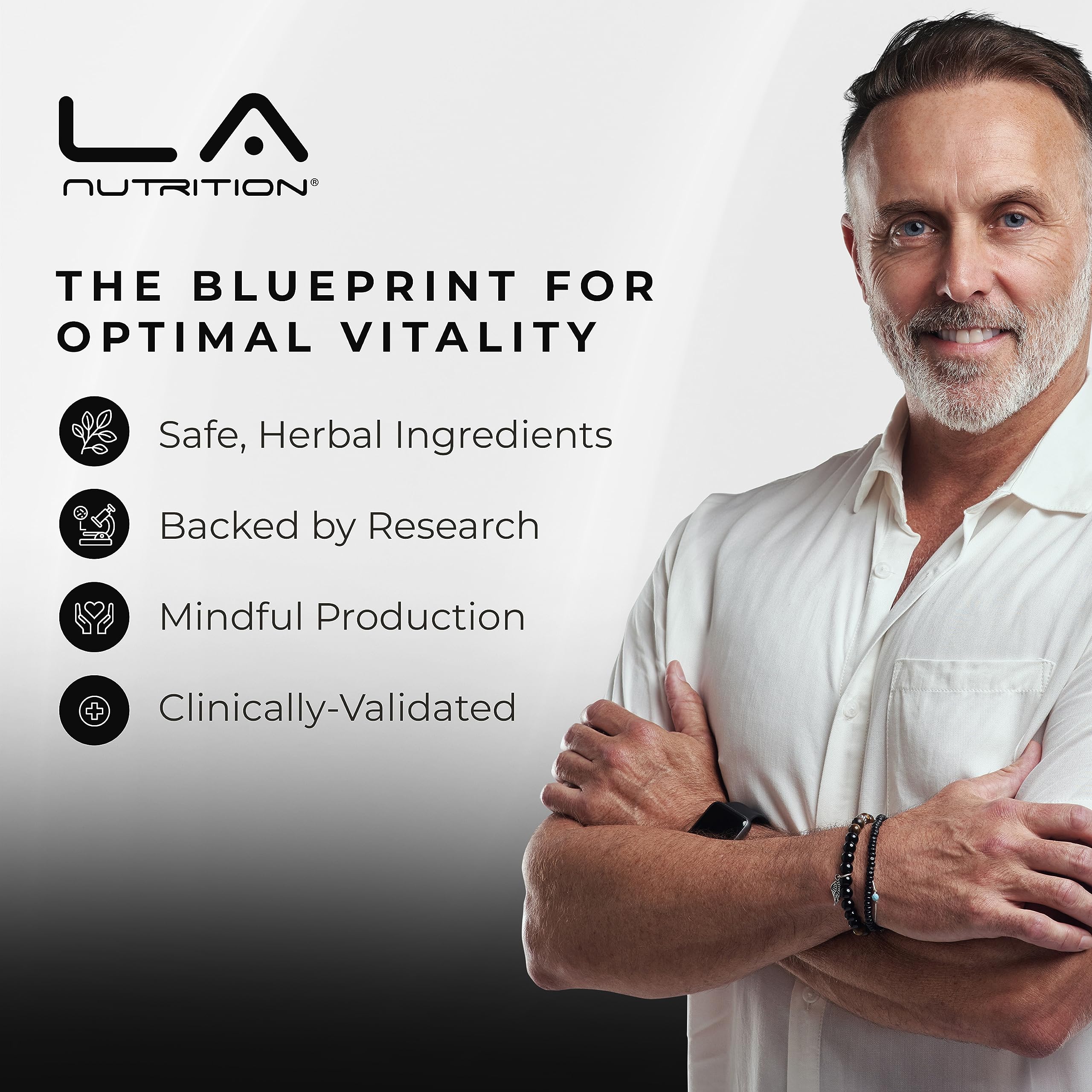 Packaging and product shot for longevity formula
