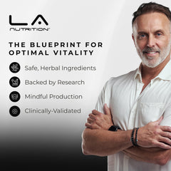 Packaging and product shot for longevity formula