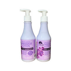 La Palm Healing Therapy Massage Lotion Lavender Dreams, 8 oz bottles, pack of 2.