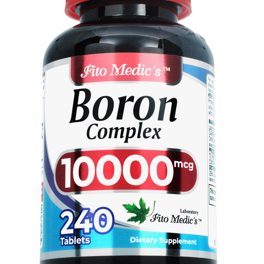 Lab Boron 10 mg bottle with 240 servings label