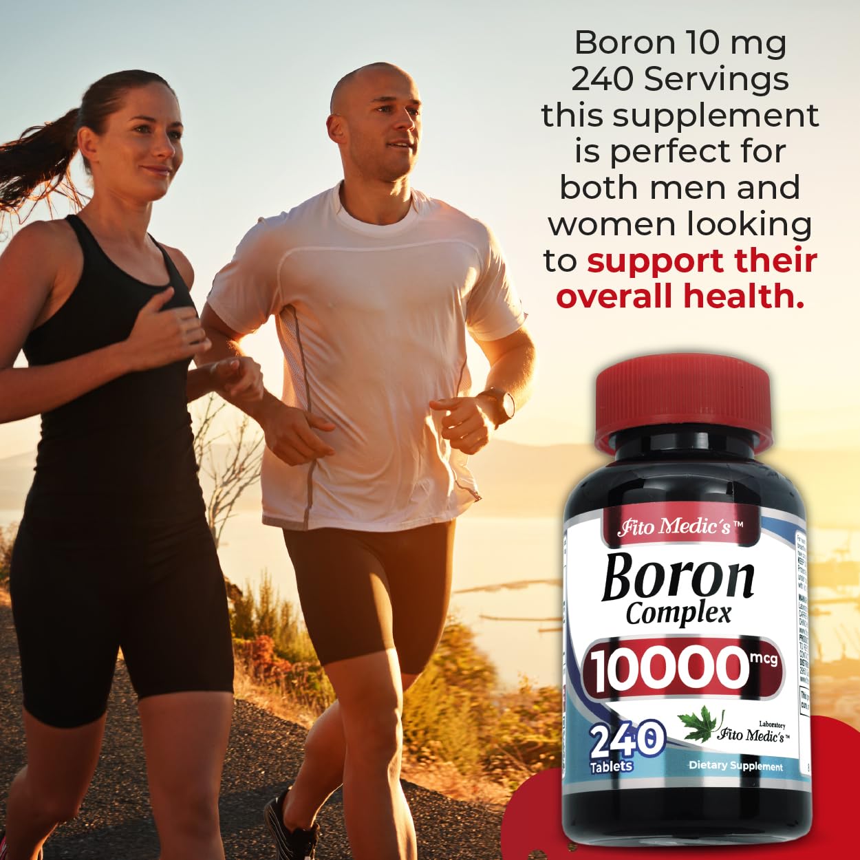 Lab Boron 10 mg bottle packaging