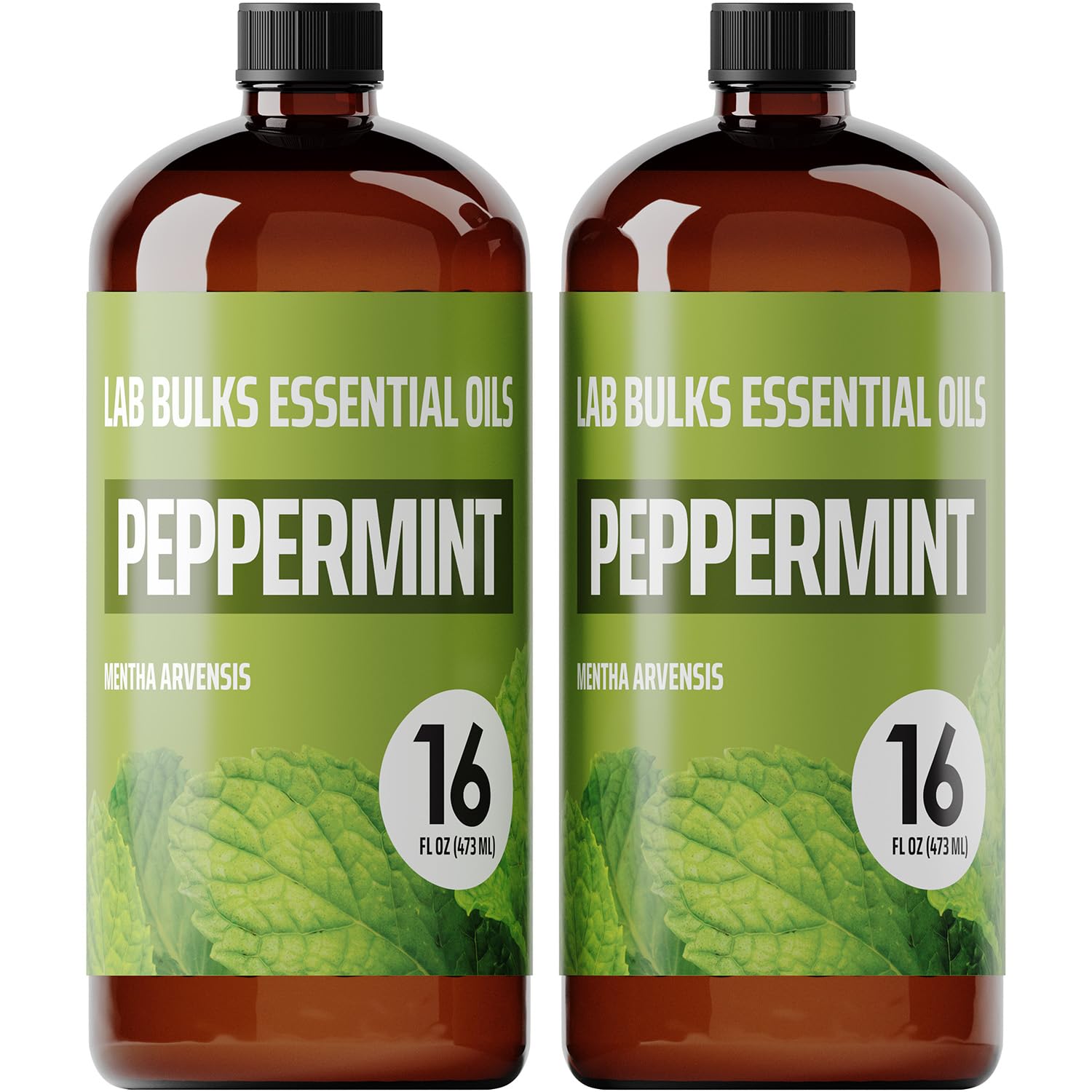 Hero image Lab Bulk Peppermint Essential Oil 16oz 2-Pack