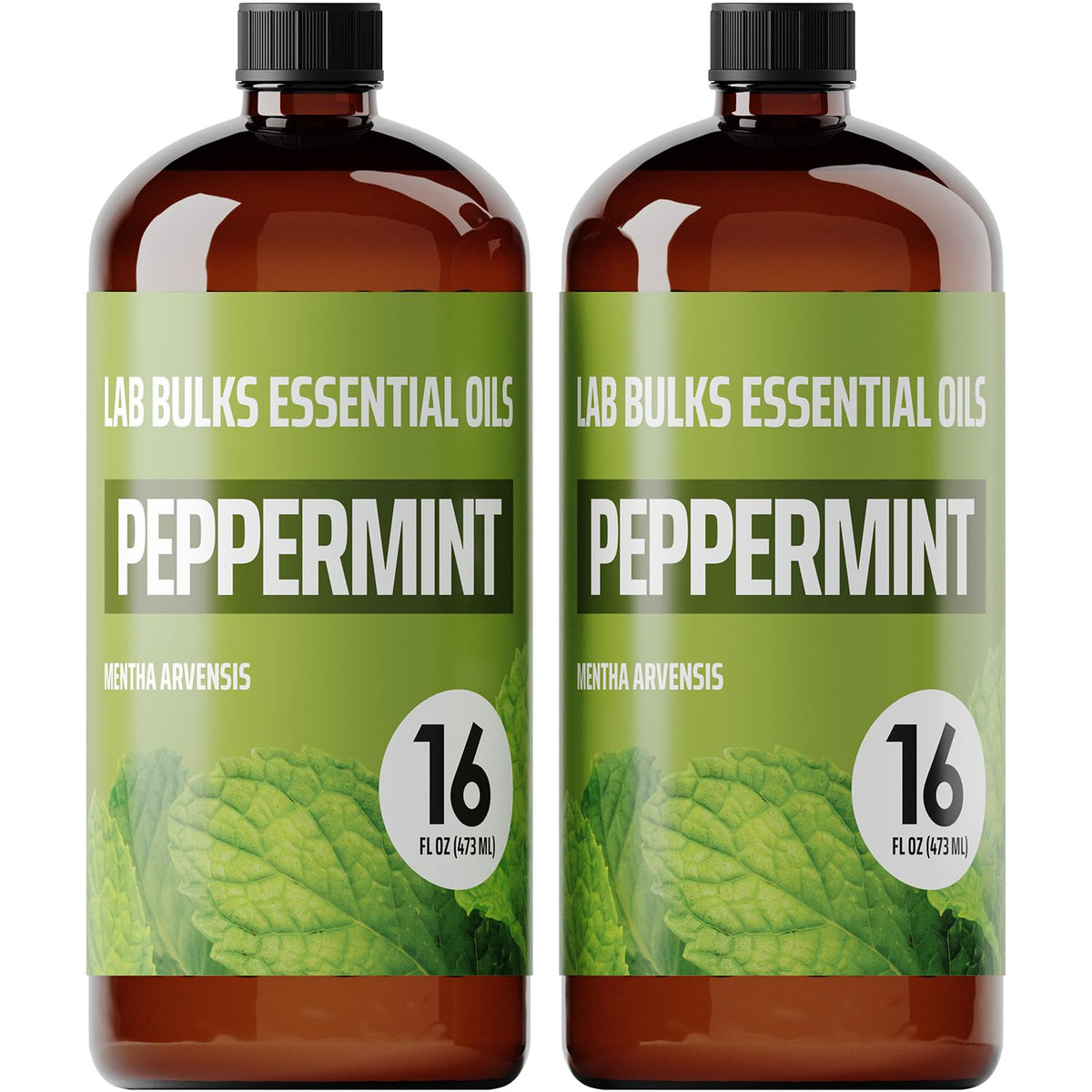 Hero image Lab Bulk Peppermint Essential Oil 16oz 2-Pack